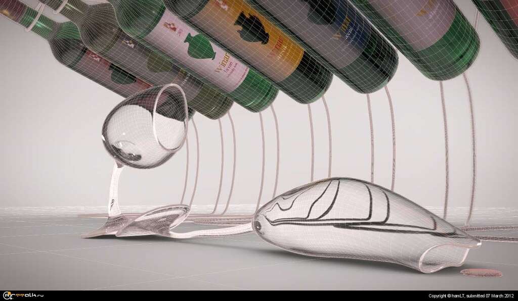 Tv Commercial For Wine Winar By Human3dstudio