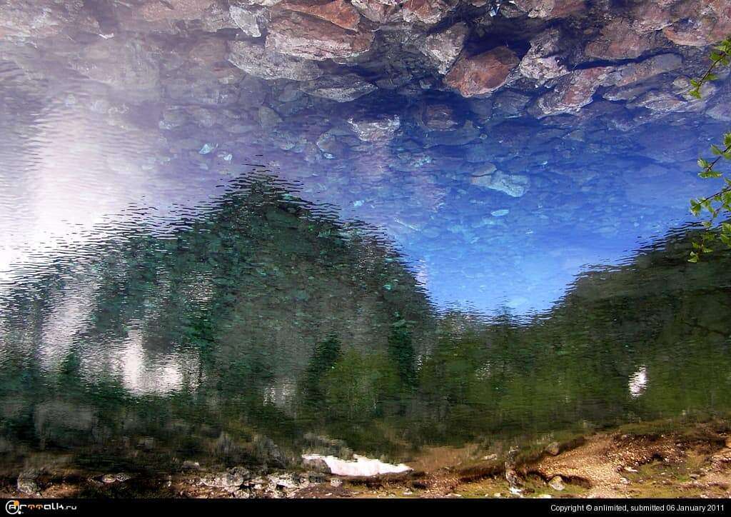 горы-небо-озеро