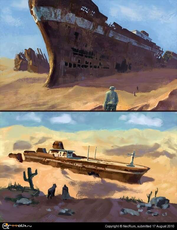 Ship Speedpaints