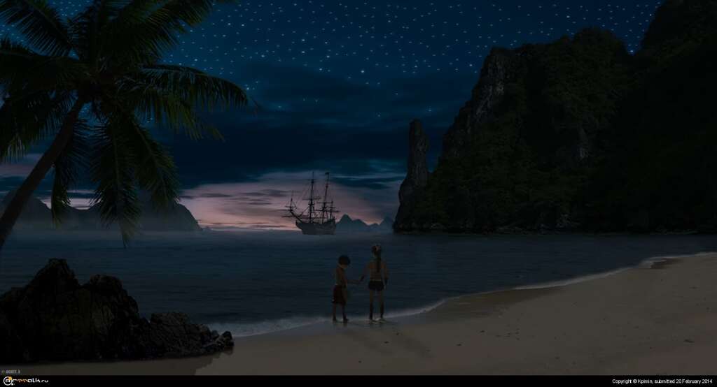Unexpected Guests On Island Of Dream