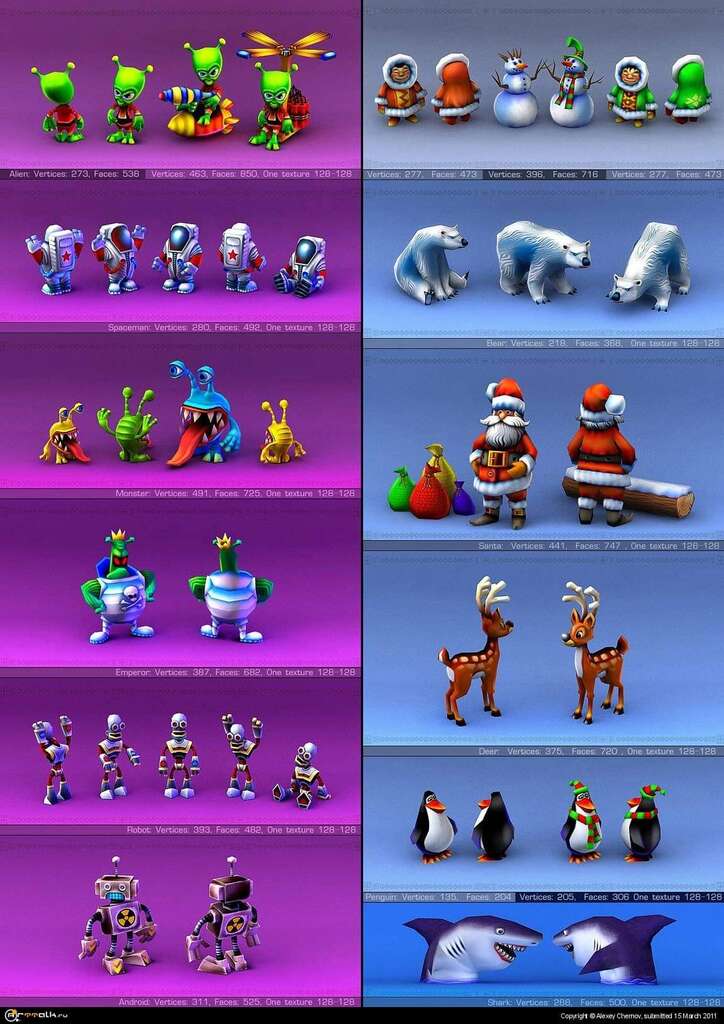 Low-poly Models