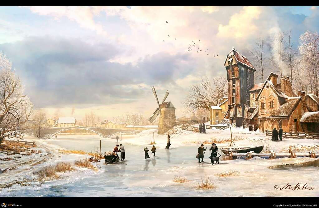 Зимний день / Winter Afternoon