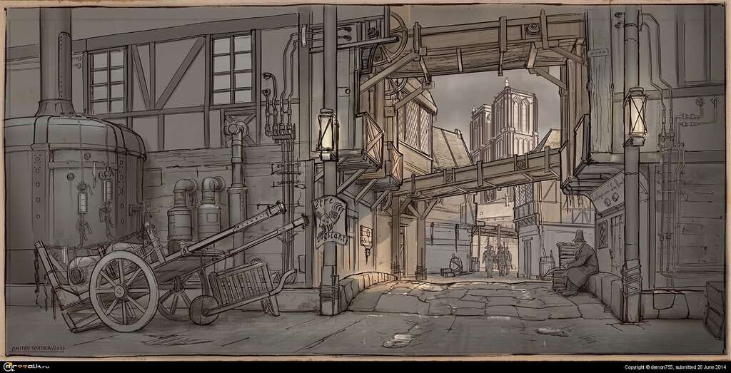 La Revolution 1625. Paris Streets
