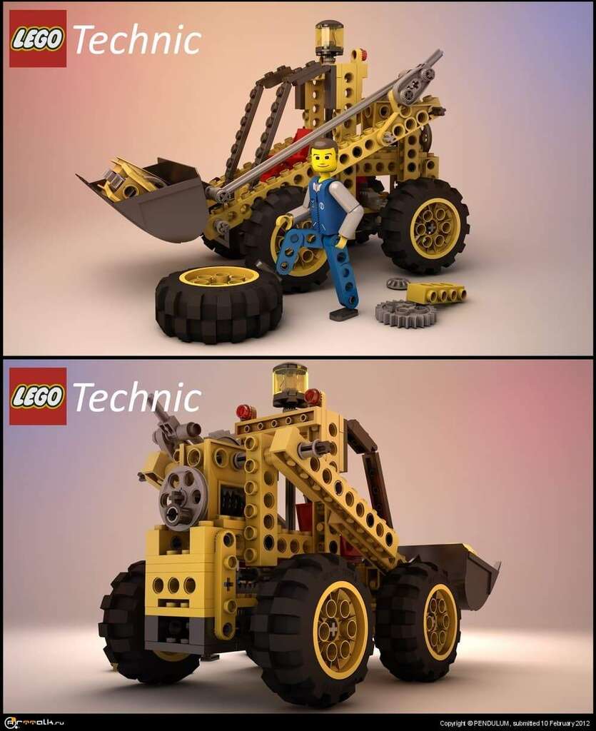 Игрушка Lego, Трактор