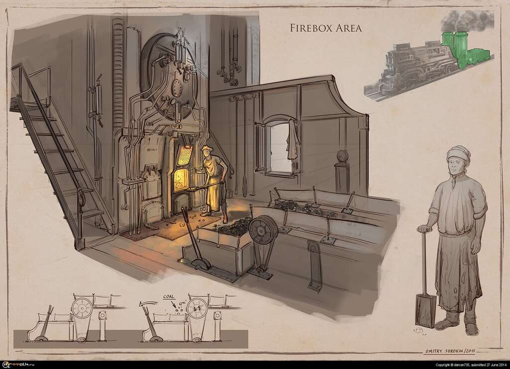 La Revolution 1625. Fire Box Area