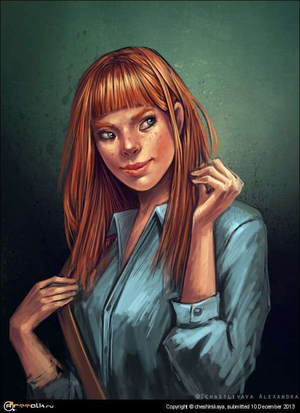Red-haired
