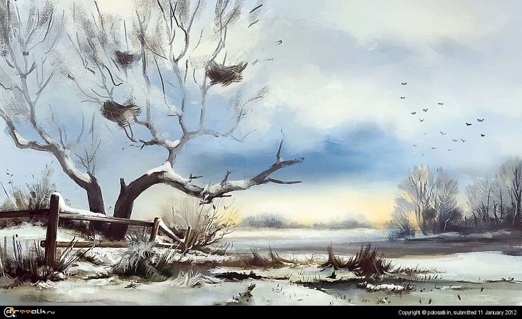 конец зимы