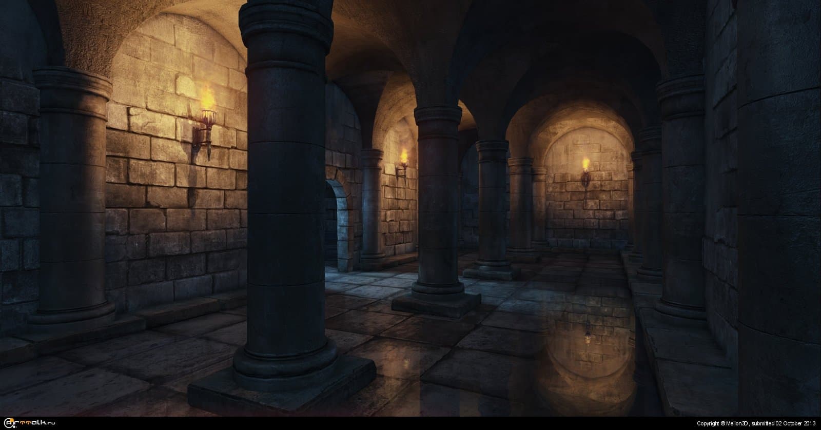 Medieval Interior By Mellon3d