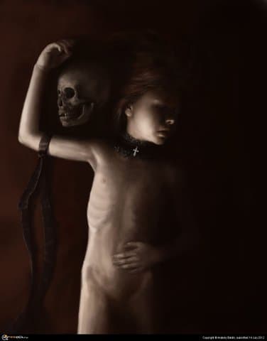 Композиция с черепом