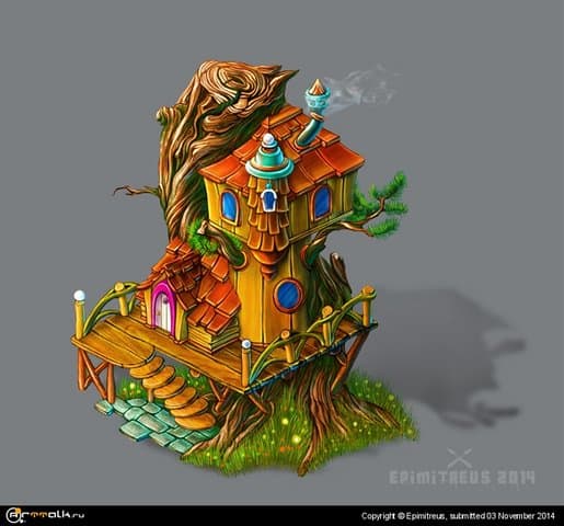 Домик под моделинг