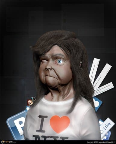 Вконтактчица