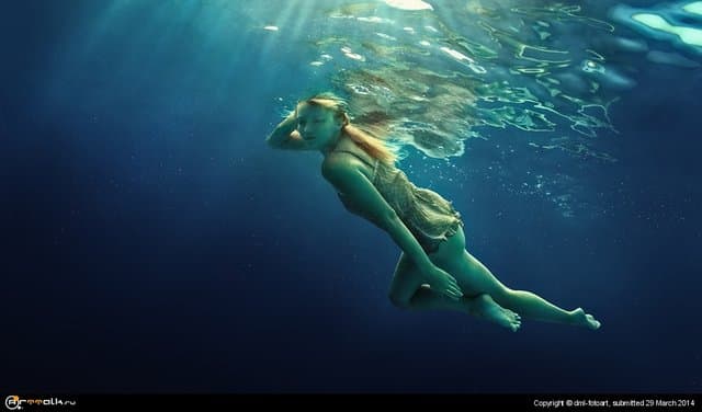 Blue Water.