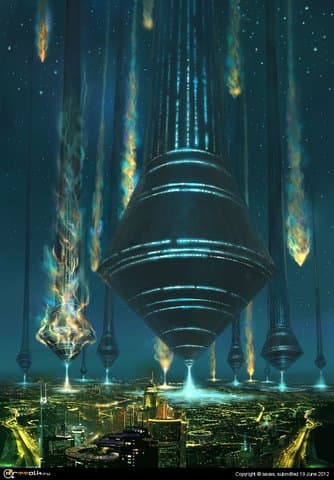 Прибытие кораблей Аладонов