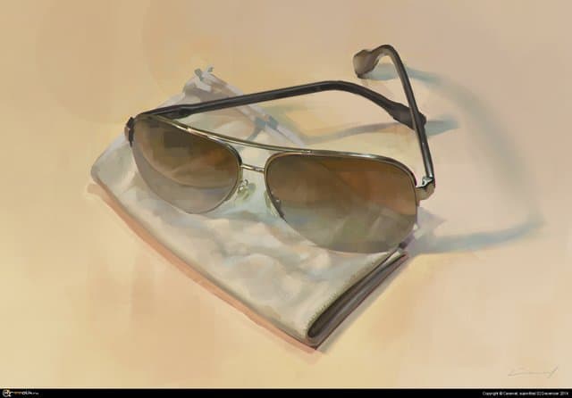 очки, с натуры