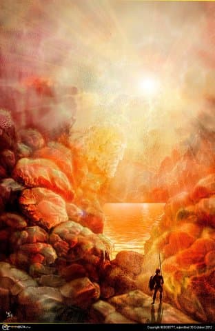 Встреча с хранителем огненного озера