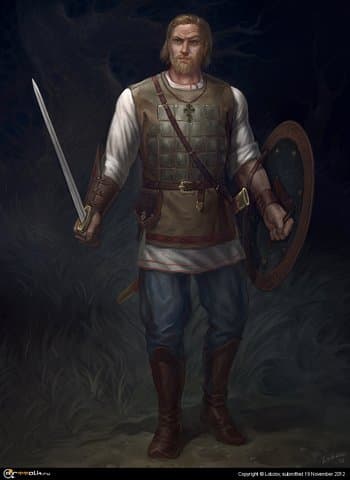 По темной тропе.