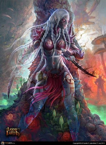 Dark Elf With Daggers #1