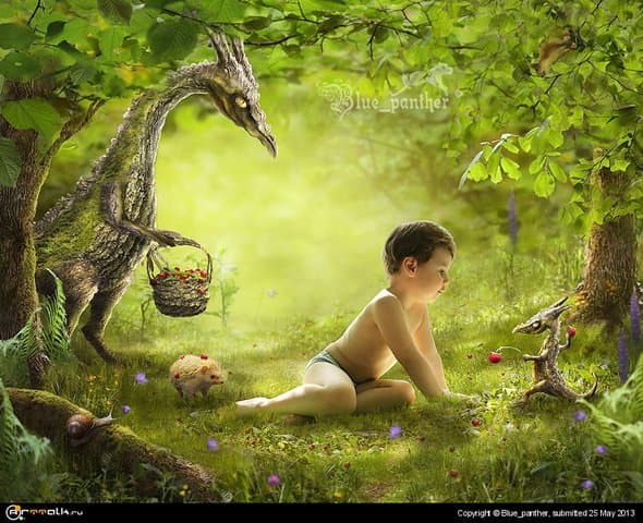 Древесные драконы, обожающие землянику