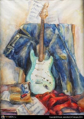 Натюрморт с гитарой