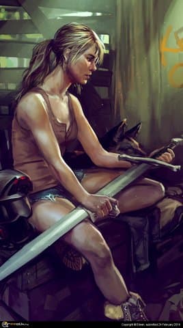 Woman With Sword