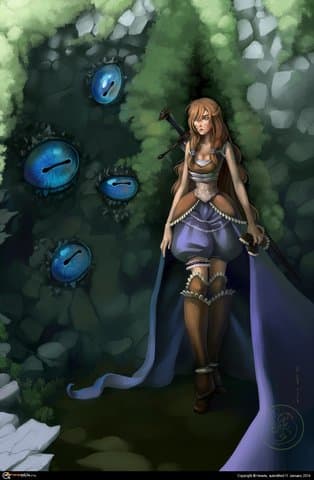 Юная воительница