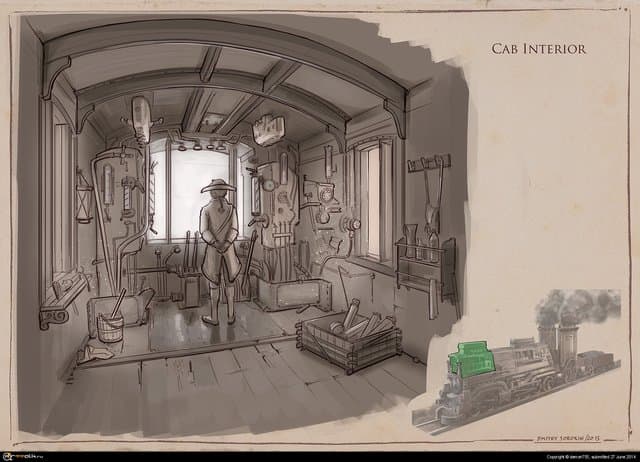 La Revolution 1625. Cab Interior