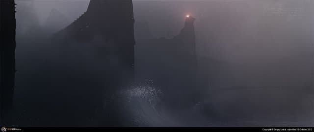 замок: атмосферный скетч