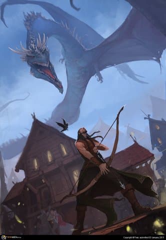 Бард Лучник и последний полет старого Смога