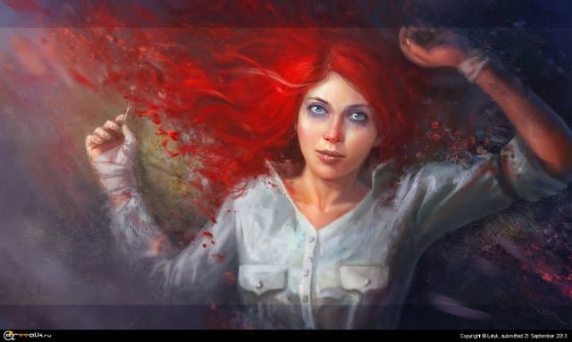 Она лежала на земле