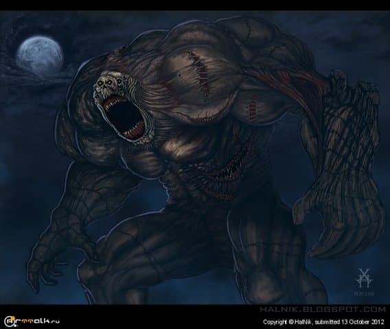 Голем из плоти