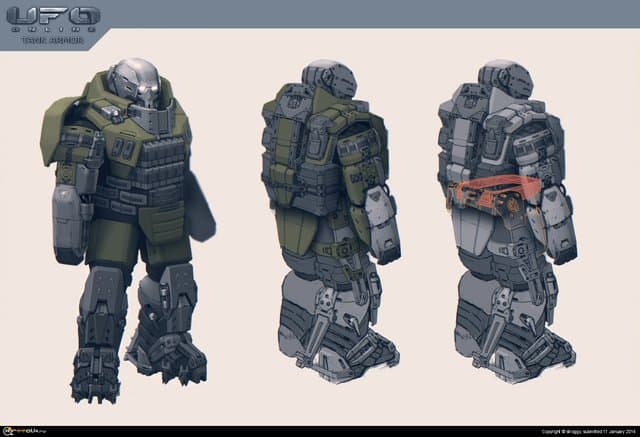 Концепт-арт тяжелой брони