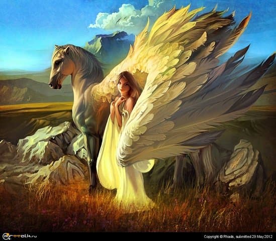 Девушка и Пегас
