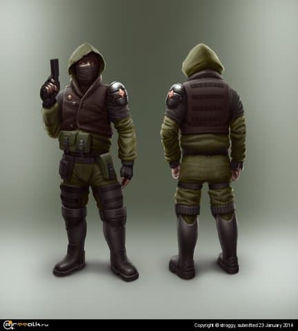 Концепт снайпера