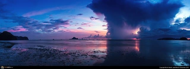 Thailand, Krabi, Sunset