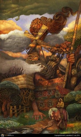 Голова-мельница