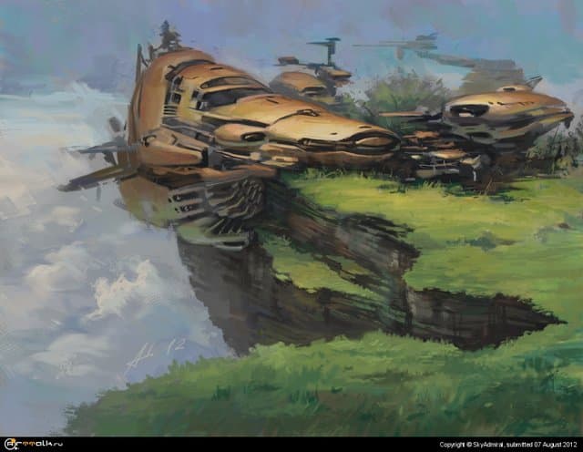 На краю утёса