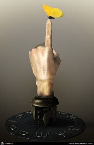 Когда мудрец показывает на небо,дурак смотрит на палец