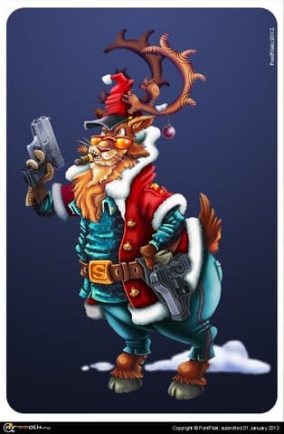 Рождественский олень