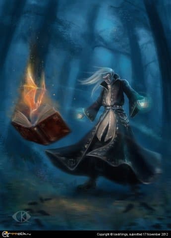 Темный эльф-чернокнижник