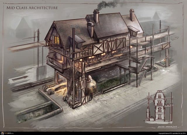 La Revolution 1625. Mid Class Architecture