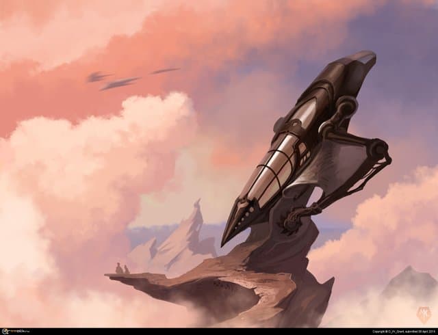 За облаками