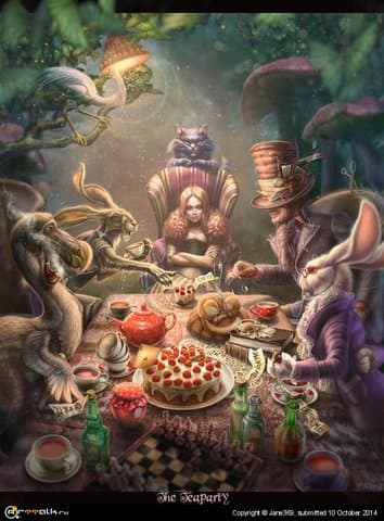 Alice Is Back. The Teaparty.