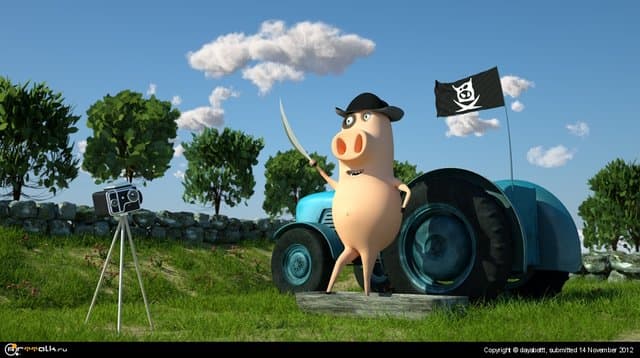 Хрюшка-пират