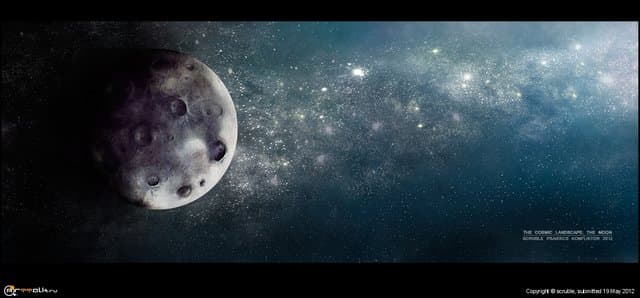 The Cosmic Landscape: The Moon