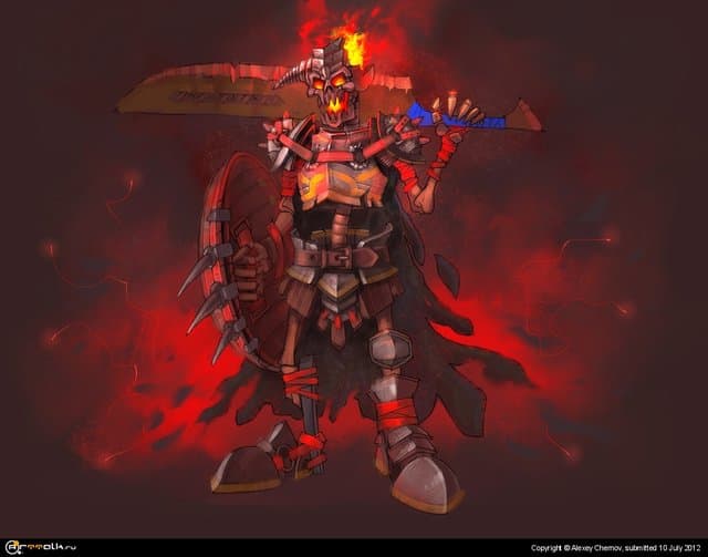 Мертвый воин.