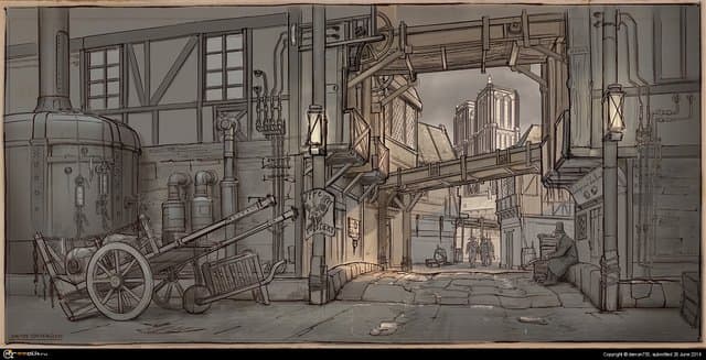 La Revolution 1625. Paris Streets