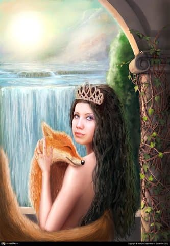 Girl With Fox