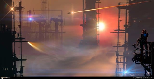 Марс... Утро на очистных.... (База №1)