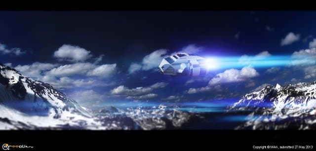 В атмосфере