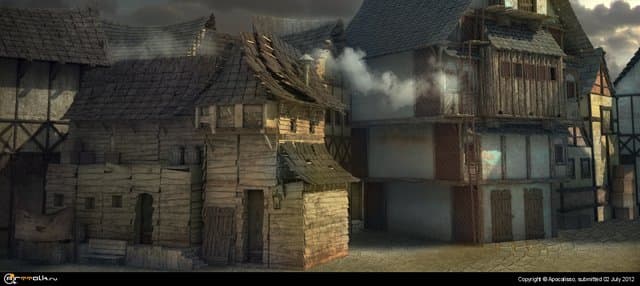 средневековый город